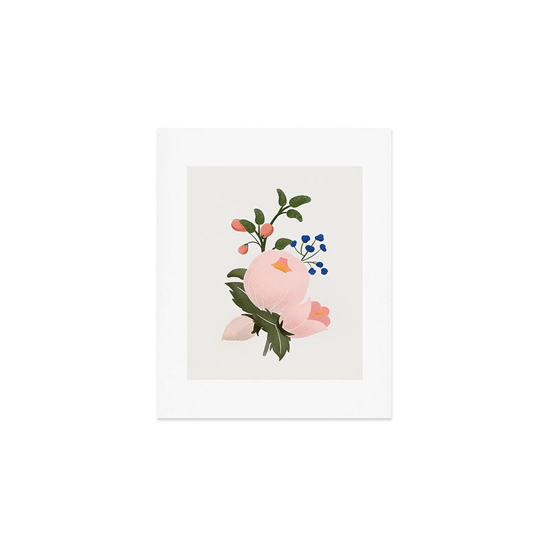 Delicate florals no2 Art Print Gallery Image 1