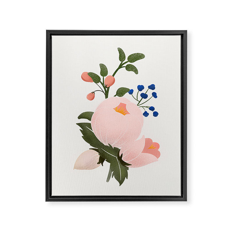 Delicate florals no2 Framed Canvas Print Gallery Image 8
