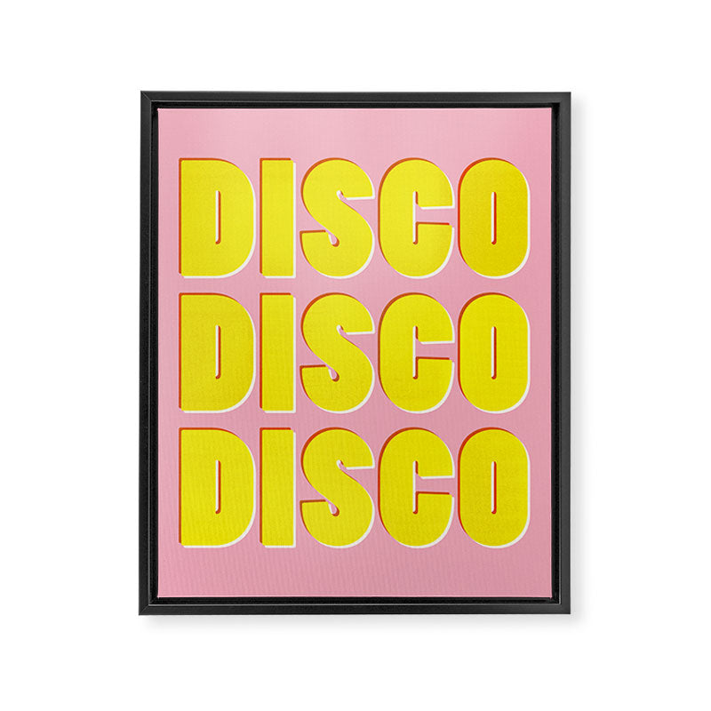 DISCO DISCO DISCO Framed Canvas Print Gallery Image 8