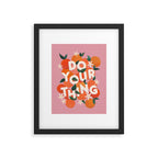Do Your Thing - Summer Oranges  Framed Art Print Gallery Image 6