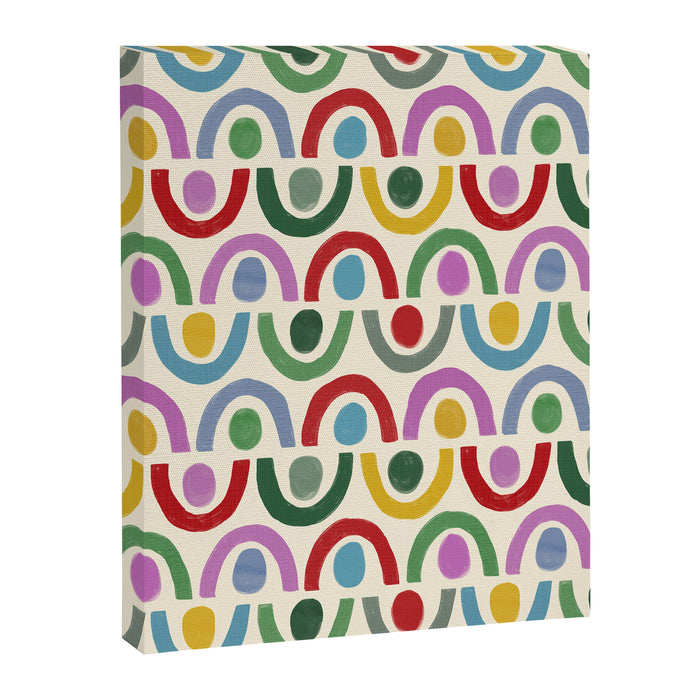 Dopamine Decor Arches and Circles Canvas Print Gallery Image 1
