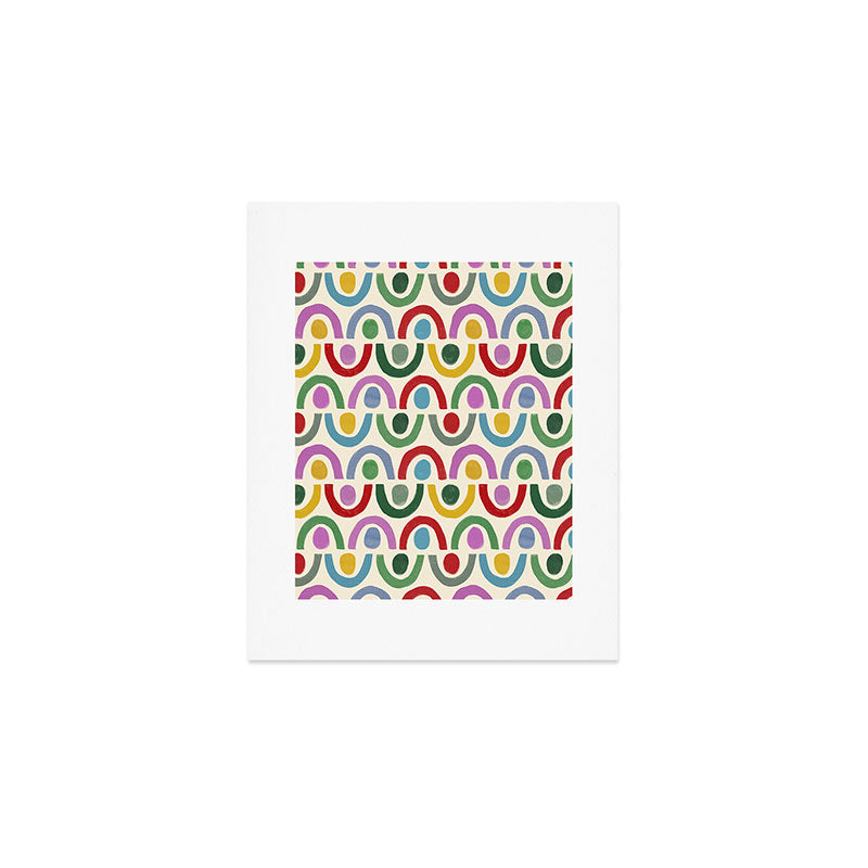 Dopamine Decor Arches and Circles Art Print Gallery Image 1