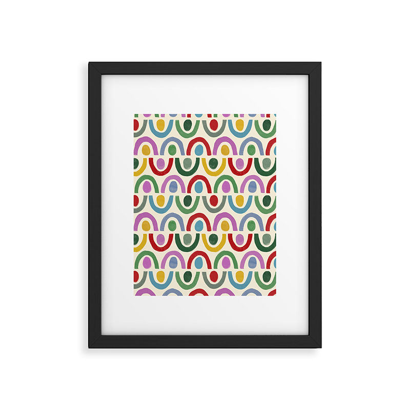 Dopamine Decor Arches and Circles Framed Art Print Gallery Image 6