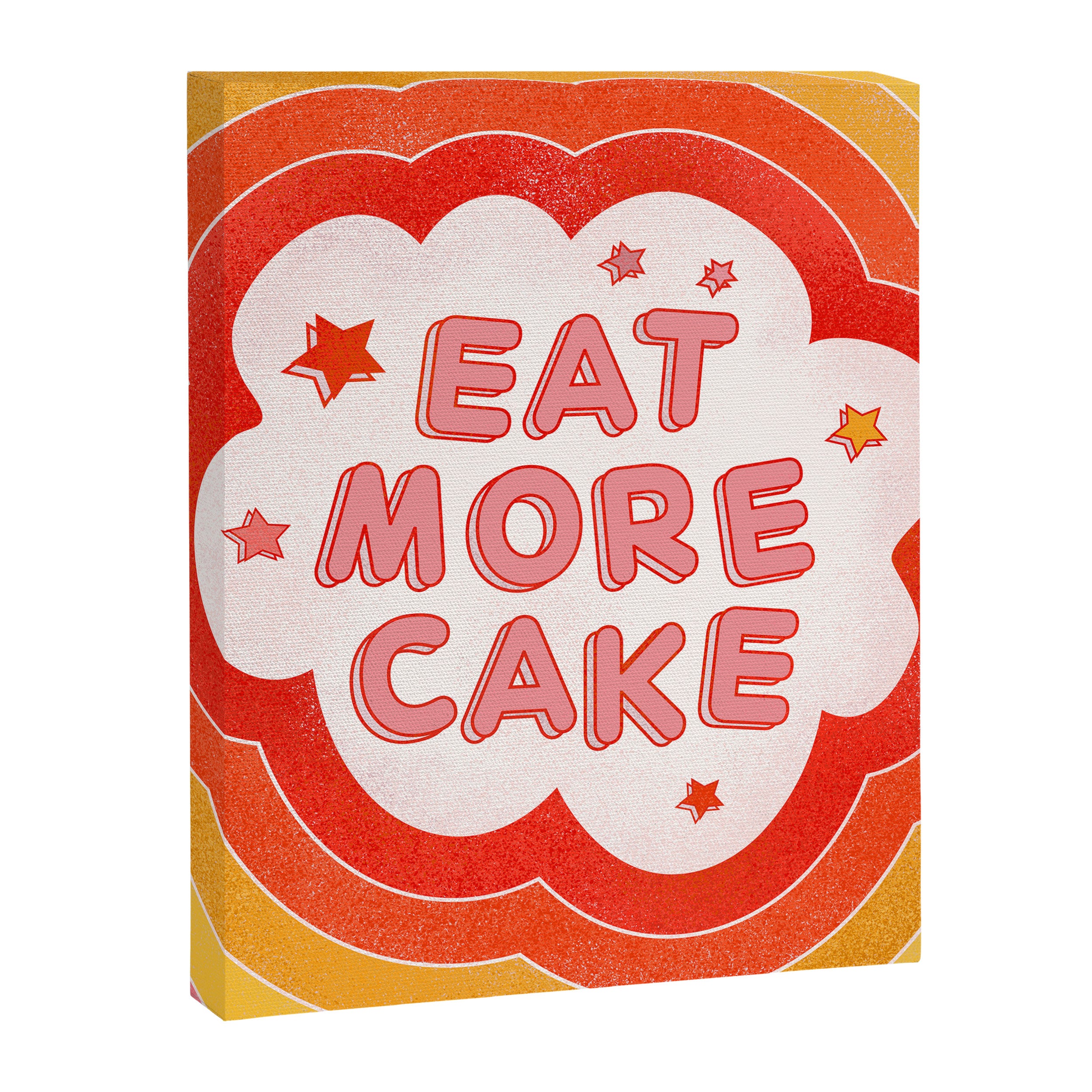 EAT MORE CAKE Canvas Print Gallery Image 8