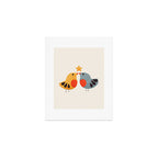 Festive Birds and Star Art Print Gallery Image 1