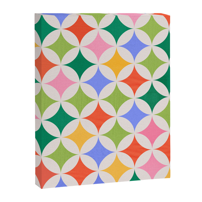 Festive Geometry Pattern Canvas Print Gallery Image 1