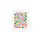 Festive Geometry Pattern Art Print Gallery Image 1