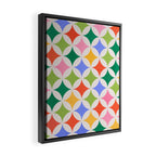 Festive Geometry Pattern Framed Canvas Print Gallery Image 2