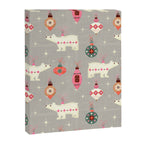 Festive Ornaments And Polar Bear Canvas Print Gallery Image 8