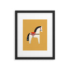 Festive Pony - illustration Framed Art Print Gallery Image 6