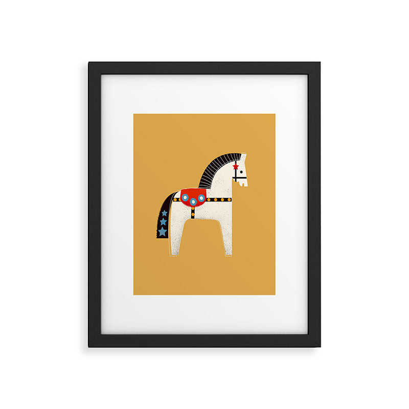 Festive Pony - illustration Framed Art Print Gallery Image 6