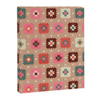Festive Winter Quilt Tiles With Stars Canvas Print Gallery Image 8