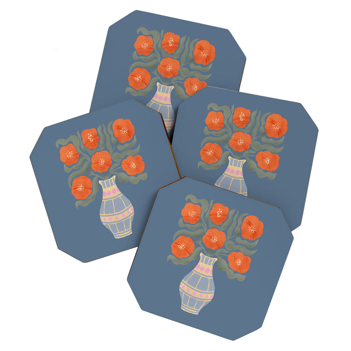 Flowers In A Vase Coaster Gallery Image 1
