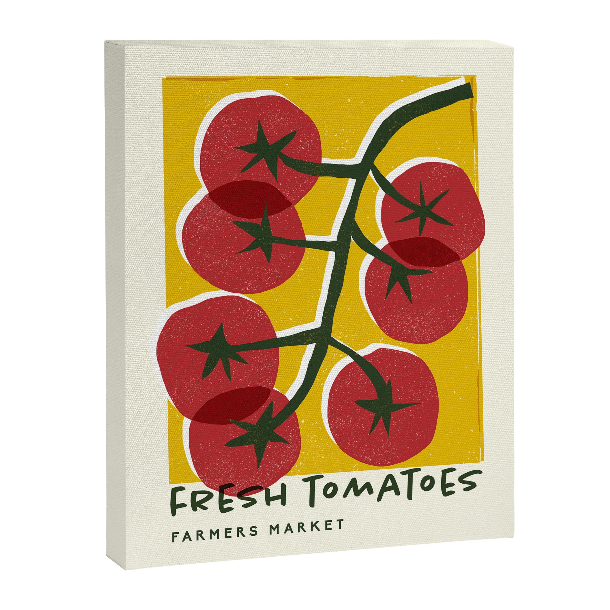 Fresh Tomatoes, Farmers Market Canvas Print Gallery Image 8