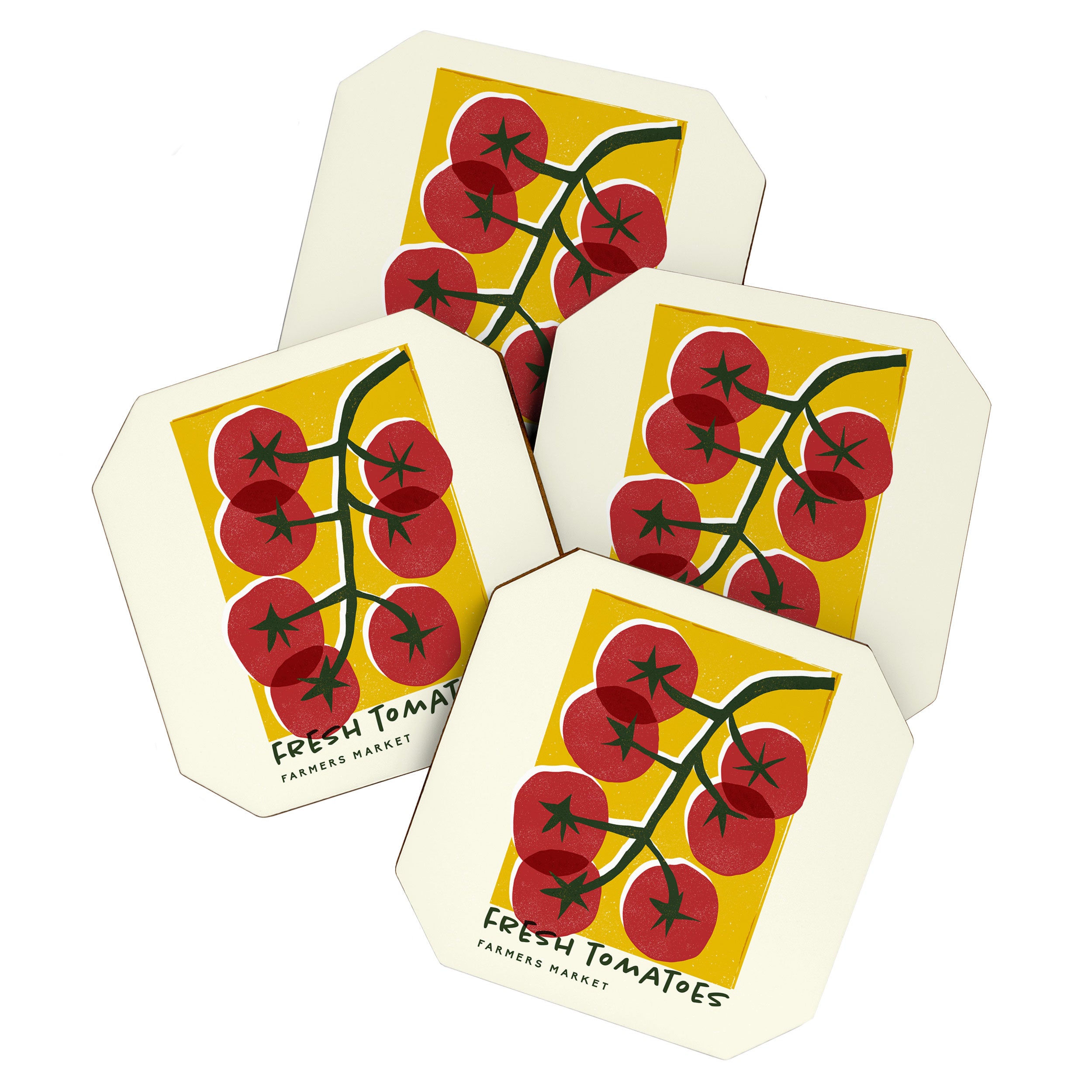 Fresh Tomatoes, Farmers Market Coaster Gallery Image 1