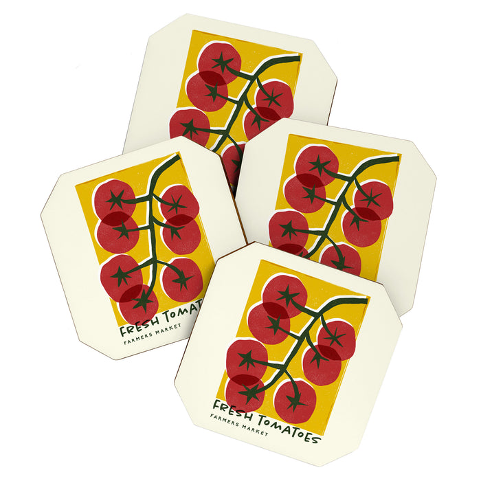 Fresh Tomatoes, Farmers Market Coaster Gallery Image 1