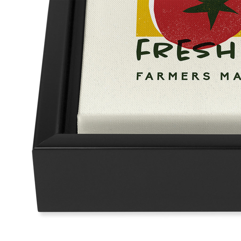 Fresh Tomatoes, Farmers Market Framed Canvas Print Gallery Image 3