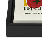 Fresh Tomatoes, Farmers Market Framed Canvas Print Gallery Image 3