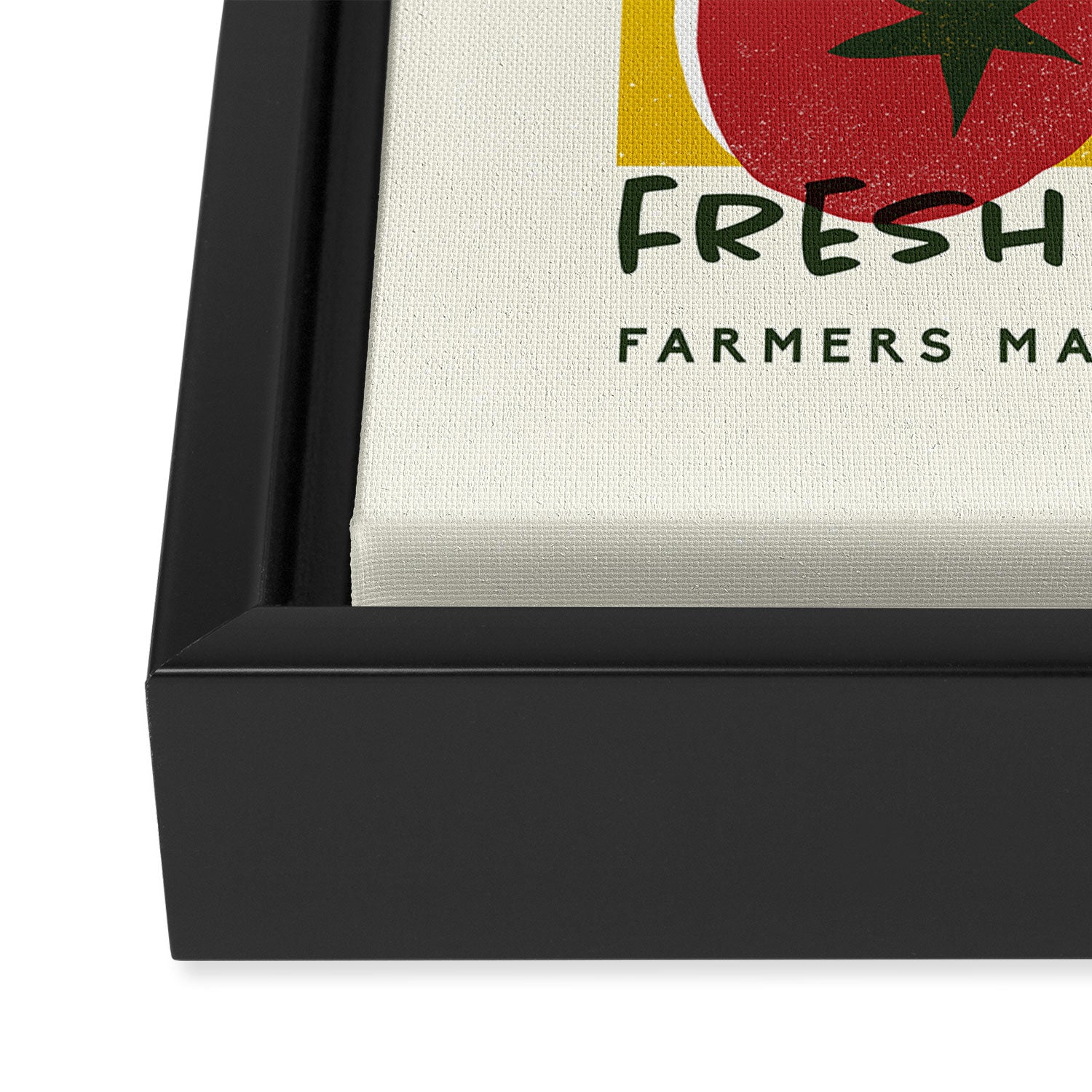 Fresh Tomatoes, Farmers Market Framed Canvas Print Gallery Image 3