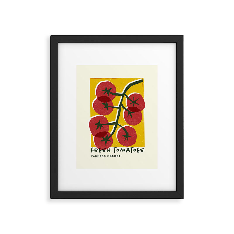 Fresh Tomatoes, Farmers Market Framed Art Print Gallery Image 6