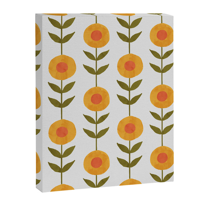 Fresh Yellow Spring Flowers Canvas Print Gallery Image 1