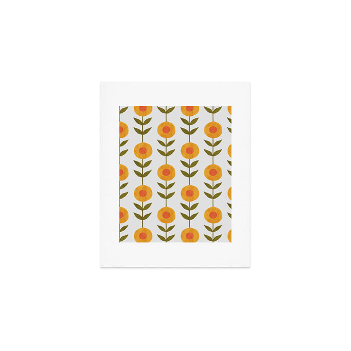 Fresh Yellow Spring Flowers Art Print Gallery Image 1
