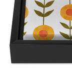 Fresh Yellow Spring Flowers Framed Canvas Print Gallery Image 3
