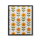Fresh Yellow Spring Flowers Framed Canvas Print Gallery Image 8