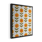 Fresh Yellow Spring Flowers Framed Canvas Print Gallery Image 2