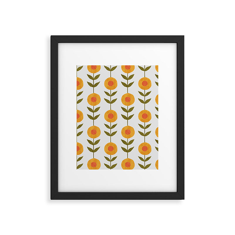 Fresh Yellow Spring Flowers Framed Art Print Gallery Image 6
