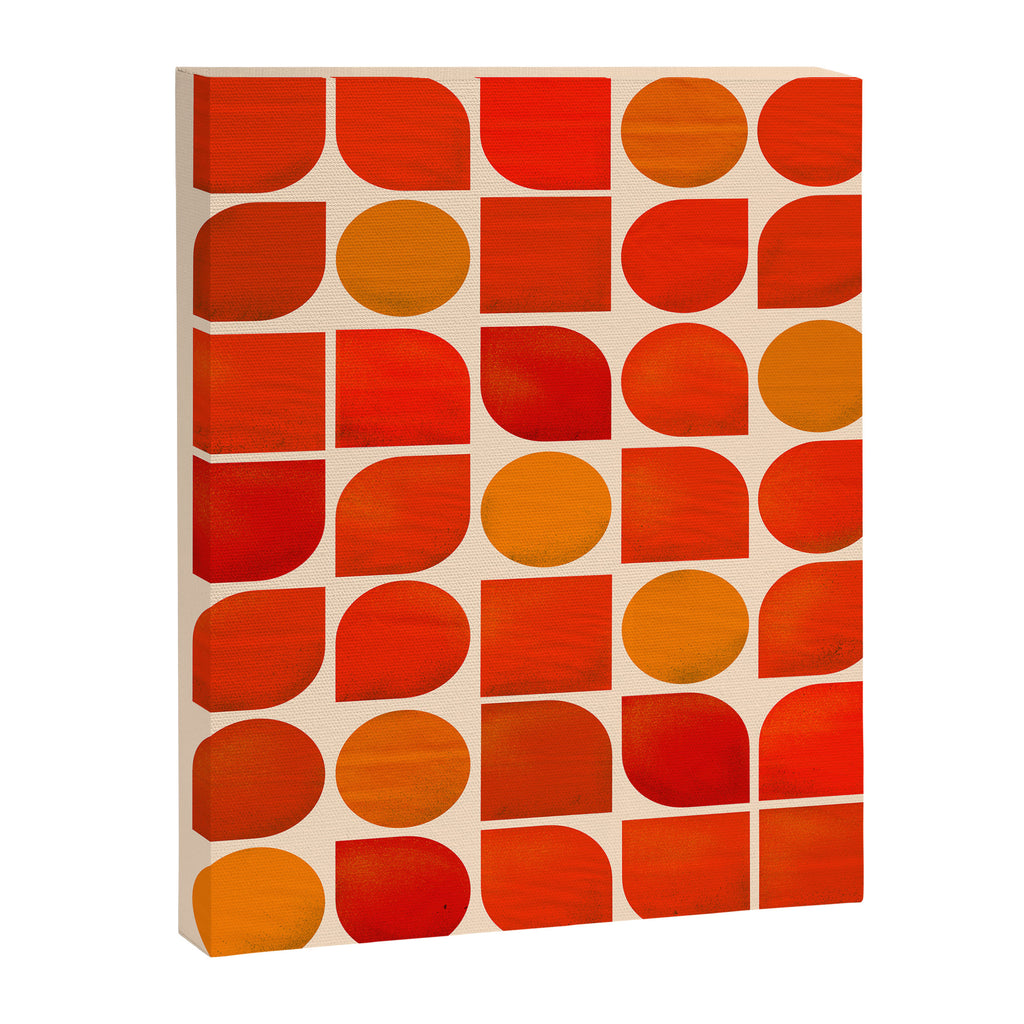Fun Geometry - Mid-century abstract Canvas Print Gallery Image 8