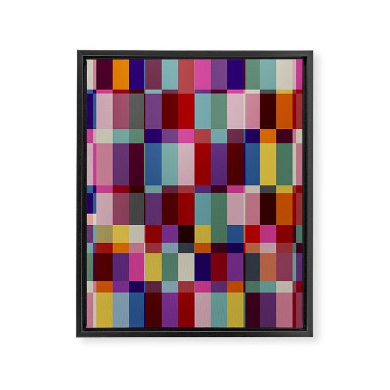 Futuristic Cyber Crossing Framed Canvas Print Gallery Image 8