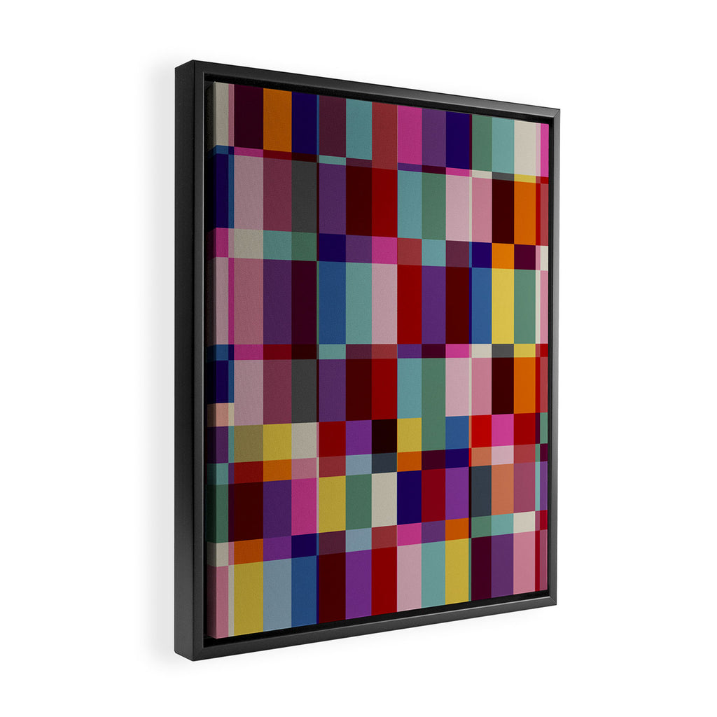 Futuristic Cyber Crossing Framed Canvas Print Gallery Image 2