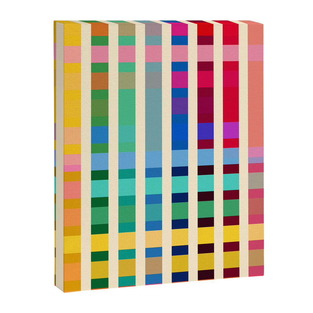Futuristic Cyber Rainbow Crossing Canvas Print Gallery Image 8