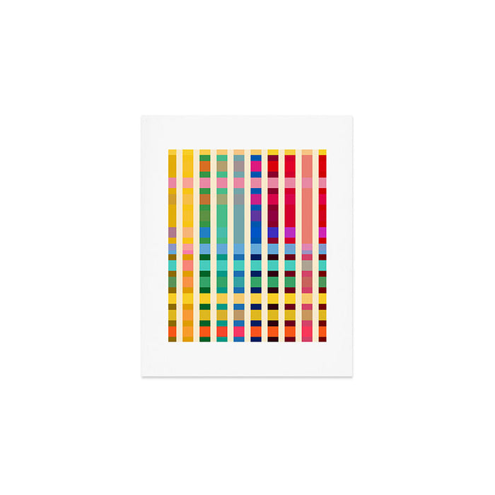 Futuristic Cyber Rainbow Crossing Art Print Gallery Image 1