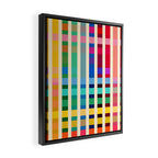Futuristic Cyber Rainbow Crossing Framed Canvas Print Gallery Image 2