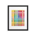 Futuristic Cyber Rainbow Crossing Framed Art Print Gallery Image 6