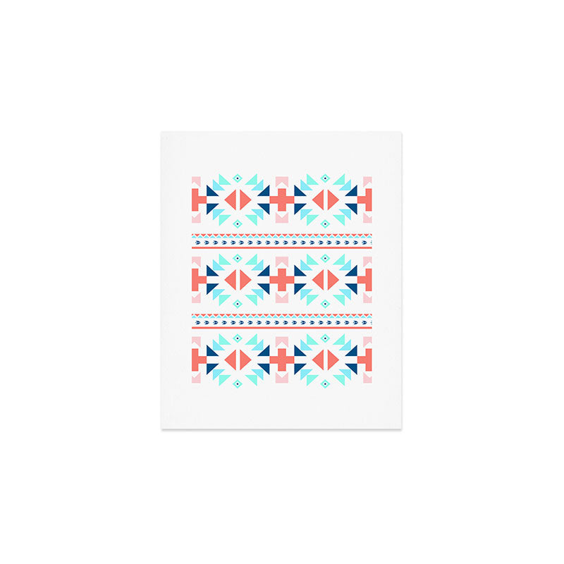 geometry navajo pattern Art Print Gallery Image 1