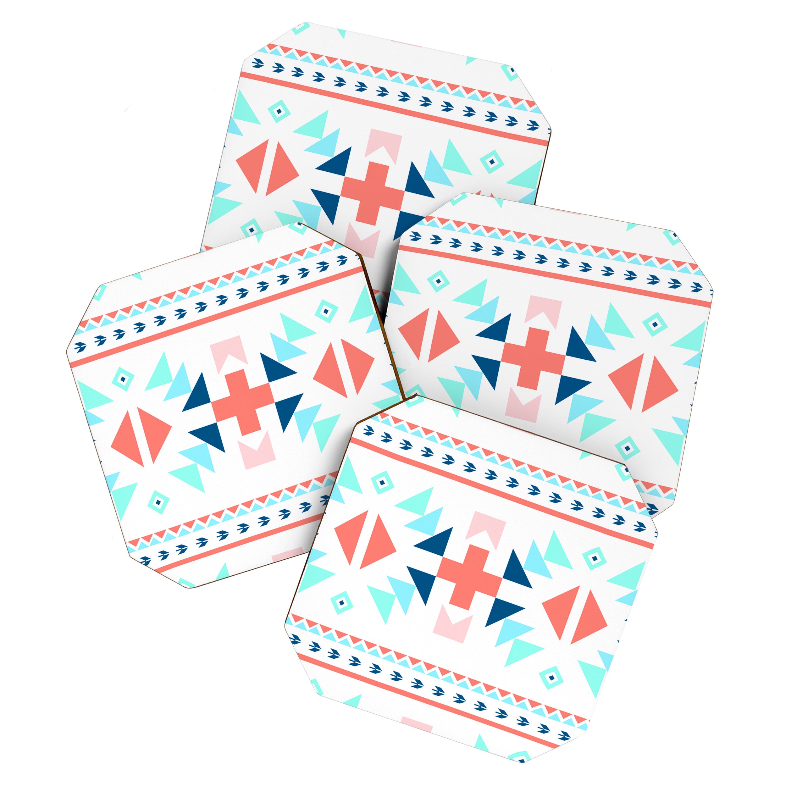 geometry navajo pattern Coaster Gallery Image 1