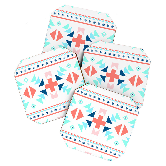 geometry navajo pattern Coaster Gallery Image 1