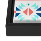 geometry navajo pattern Framed Canvas Print Gallery Image 3