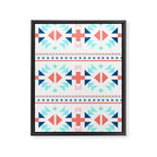 geometry navajo pattern Framed Canvas Print Gallery Image 8