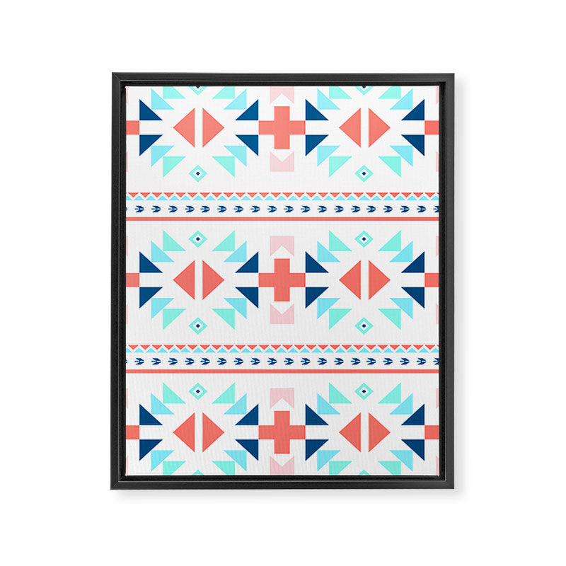 geometry navajo pattern Framed Canvas Print Gallery Image 8