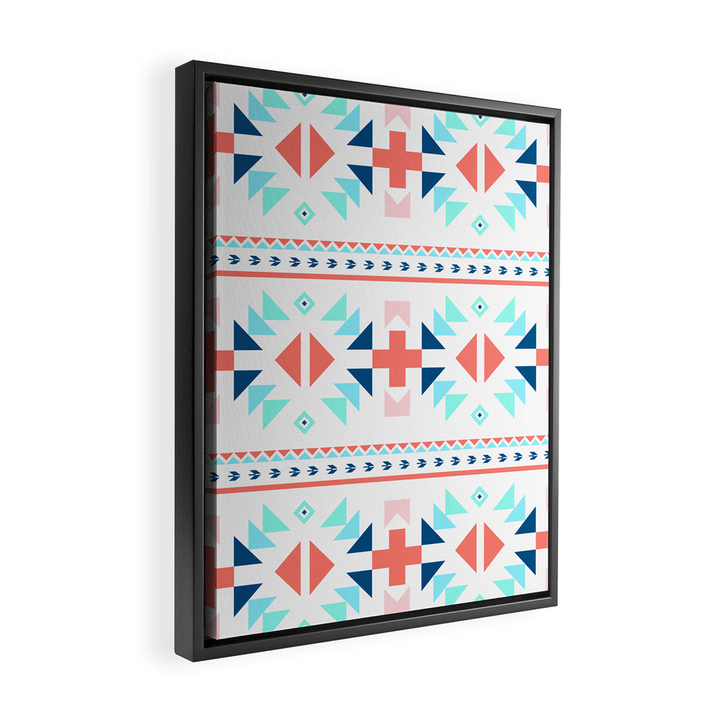 geometry navajo pattern Framed Canvas Print Gallery Image 2