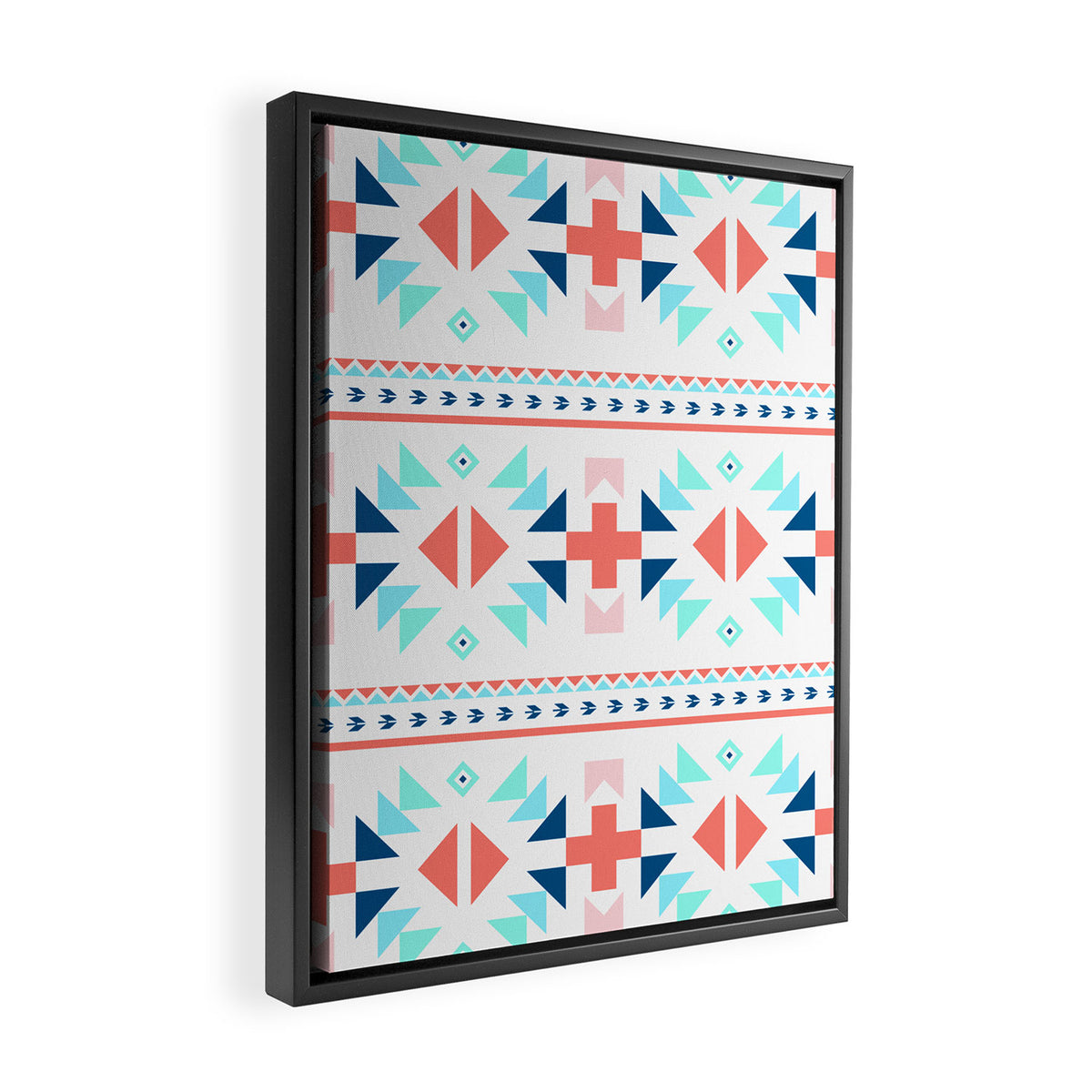 geometry navajo pattern Framed Canvas Print Gallery Image 2