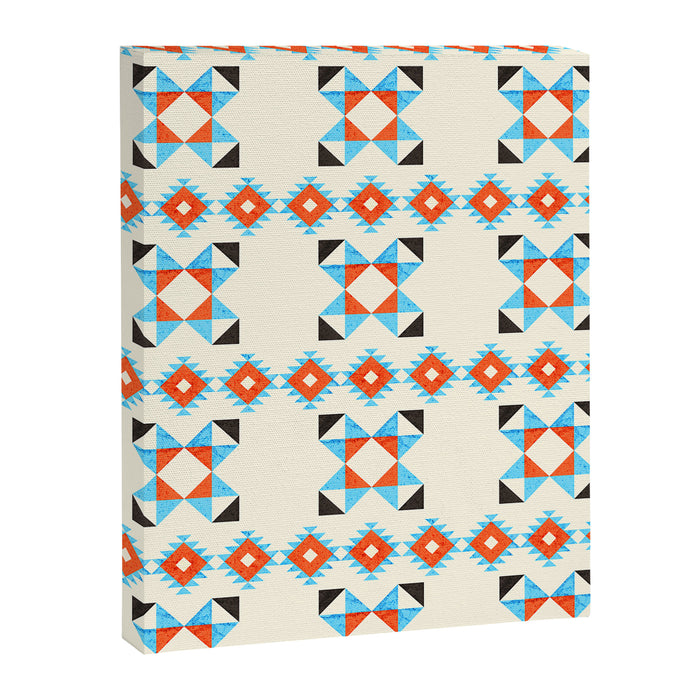 geometry navajo pattern no2 Canvas Print Gallery Image 1
