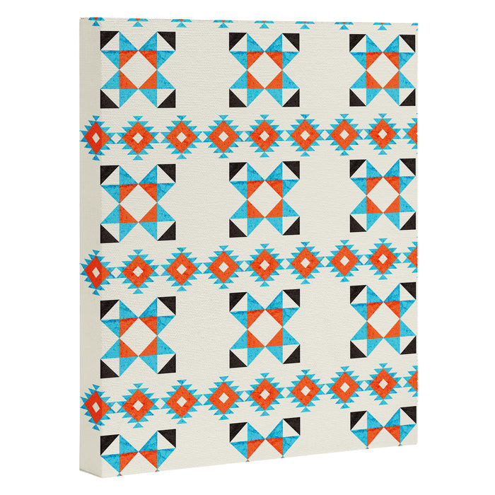 geometry navajo pattern no2 Canvas Print Gallery Image 1