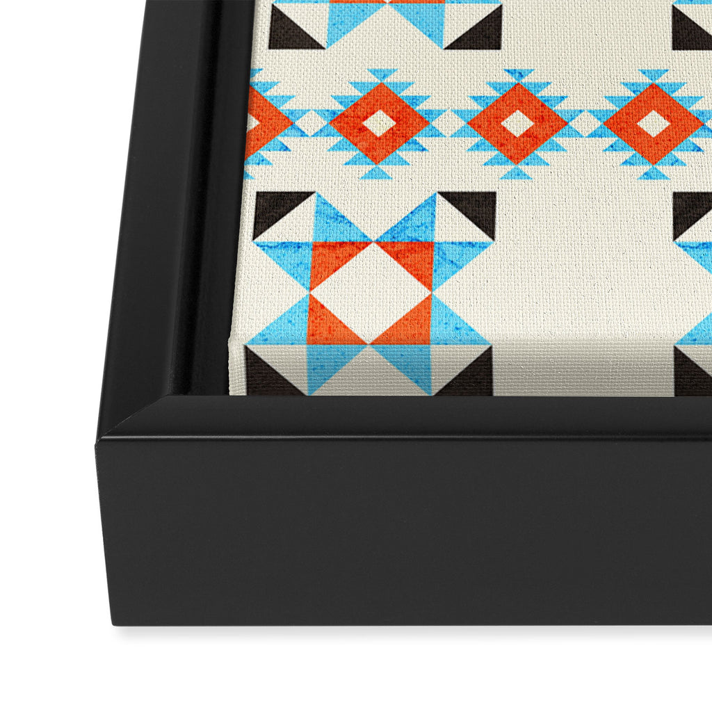 geometry navajo pattern no2 Framed Canvas Print Gallery Image 3