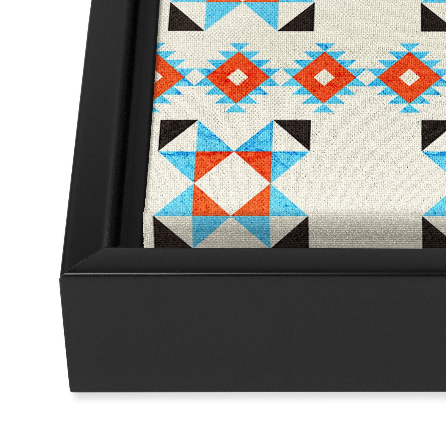 geometry navajo pattern no2 Framed Canvas Print Gallery Image 3