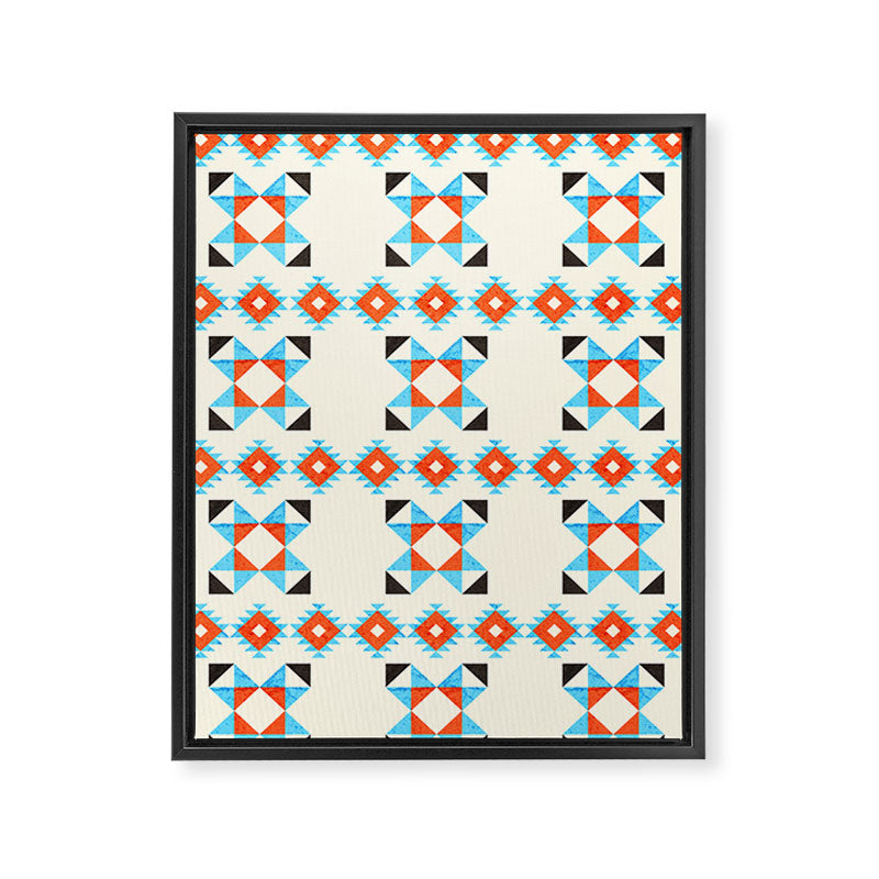 geometry navajo pattern no2 Framed Canvas Print Gallery Image 8
